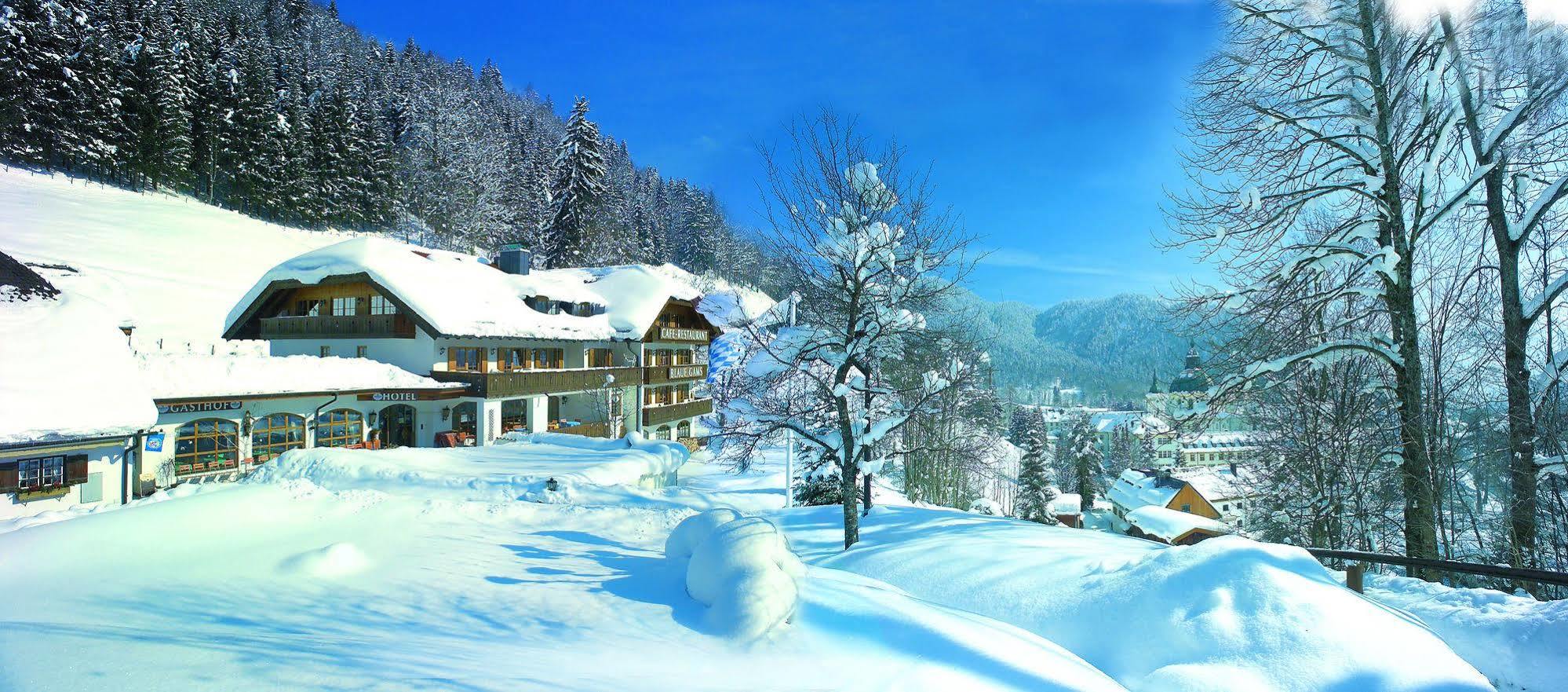 Gasthof Blaue Gams Ettal Exterior foto
