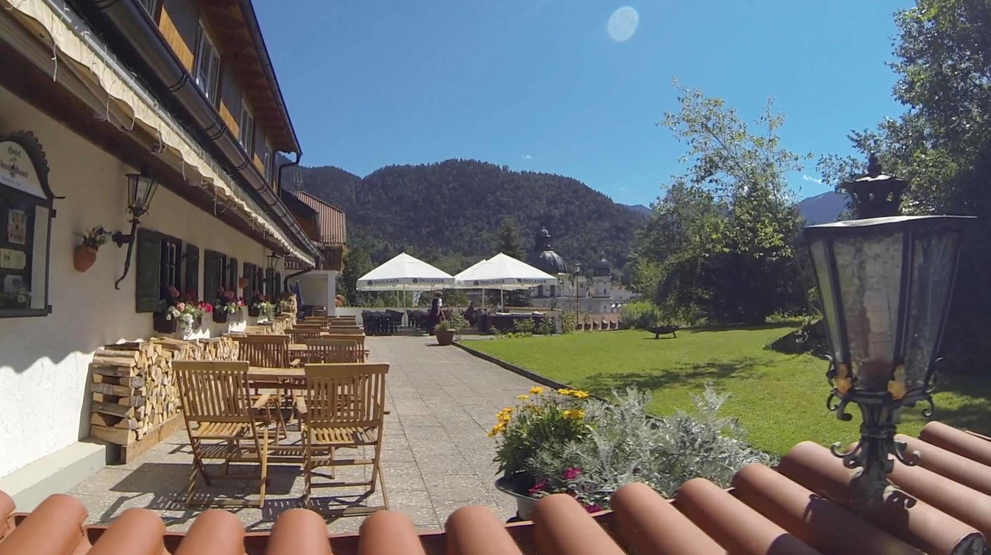 Gasthof Blaue Gams Ettal Exterior foto