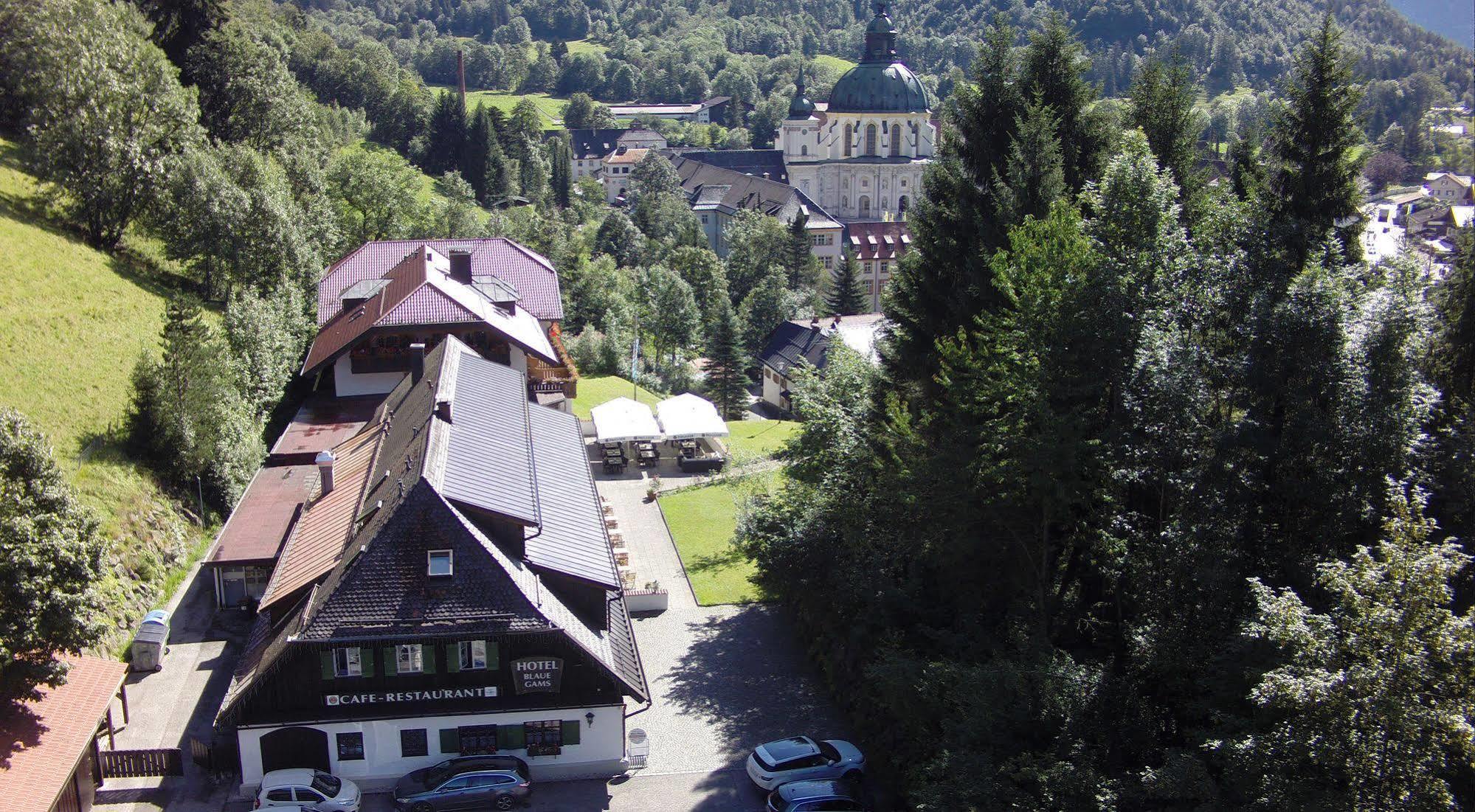 Gasthof Blaue Gams Ettal Exterior foto